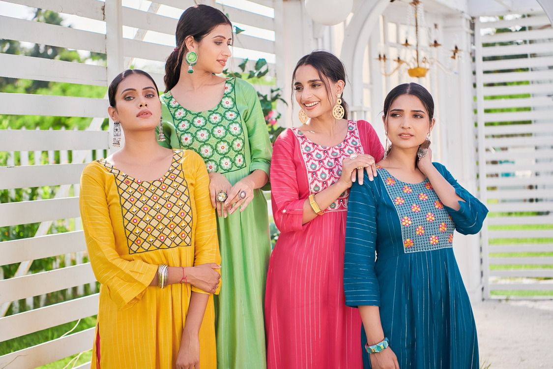 Golden Dairies 2 Festive Wear Embroidery Latest Designer Kurti Collection